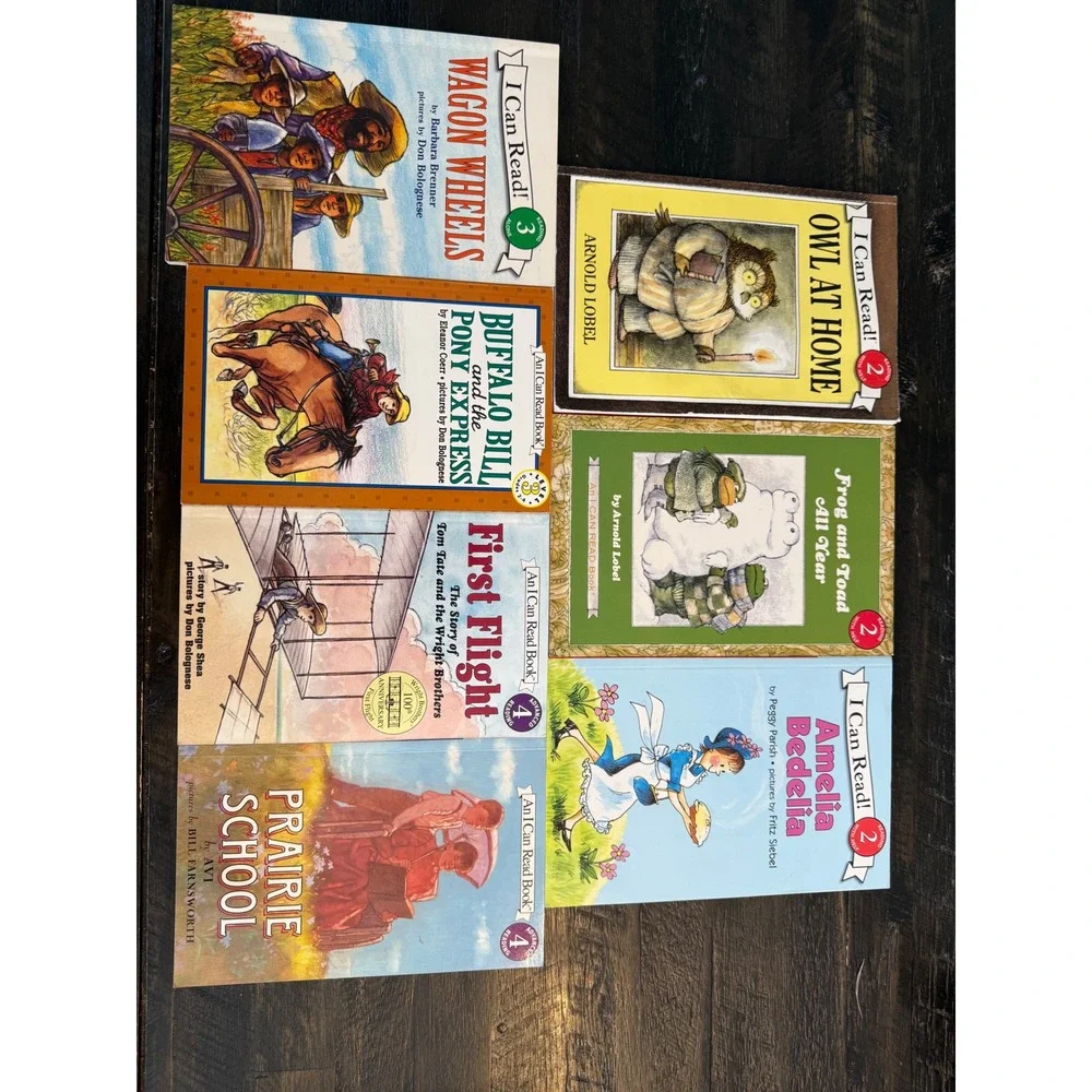 I Can Read Books Lot of 7 Frog and Toad Amelia Bedelia Levels 2 3 4 Kids Reading